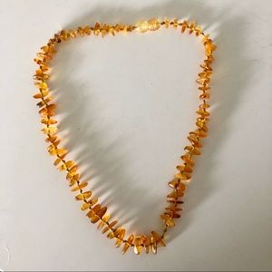 Amber Teething Necklace 15”